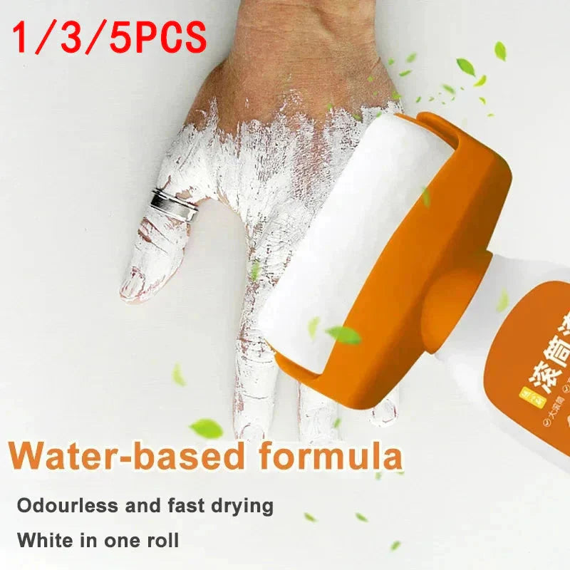 Antibacterial Wall Paint ā Strong Repair Latex Paint with Roller Brush for Living Room & Kitchen